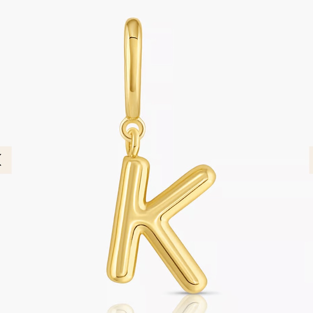 NWT gorjana alphabet helium Parker charm - Picture 8 of 13